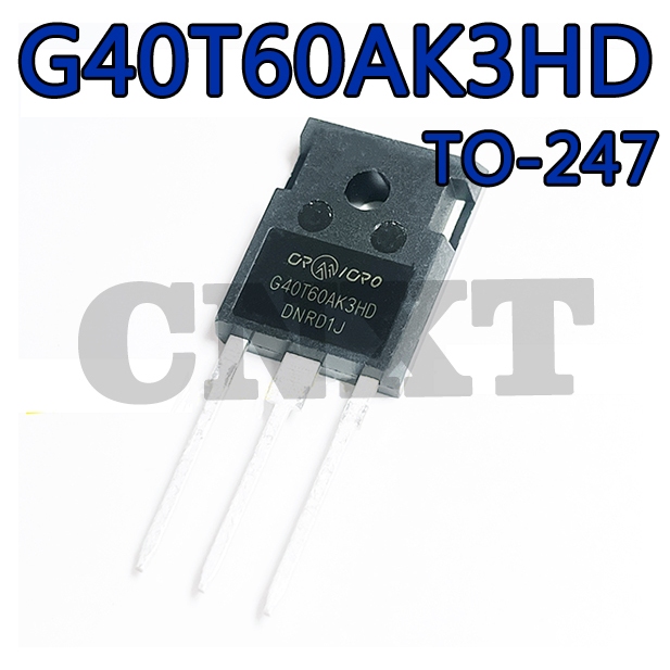 G40T60AK3HD CRG40T60AK3HD TO-247 ท่อ IGBT ใช้งานทั่วไป 600V 40A ยี่ห้อใหม่