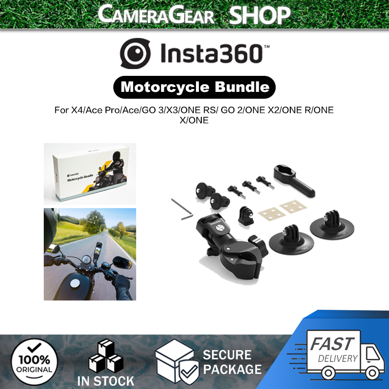 Insta360 Motorcycle Bundle Mount For X4/Ace Pro2/Ace/GO 3/GO 3S/X3/ONE RS/ GO 2/ONE X2