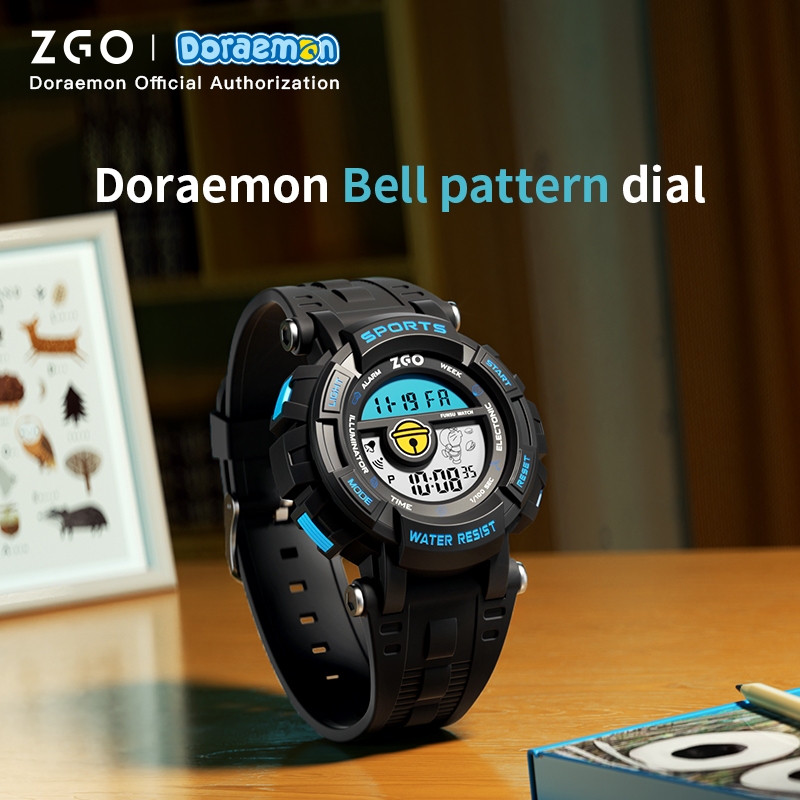 【ลิขสิทธิ์แท้】ZGO x นาฬิกาโดเรม่อน นาฬิกาเด็ก กันน้ำได้ 100% นาฬิกาปลุก ของขวัญวันเกิด 8905 - รูปที่ 2