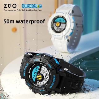 【ลิขสิทธิ์แท้】ZGO x นาฬิกาโดเรม่อน นาฬิกาเด็ก กันน้ำได้ 100% นาฬิกาปลุก ของขวัญวันเกิด 8905