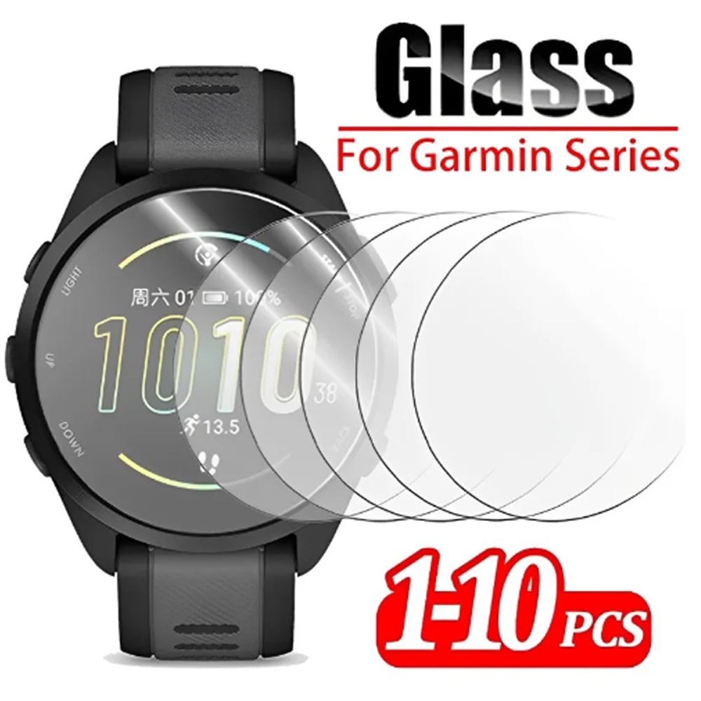 ฟิล์ม Garmin Forerunner 165 Music ฟิล์ม Glass tempered film ฟิล์มกันรอยหน้าจอทรงโค้ง for ฟิล์ม Garmi