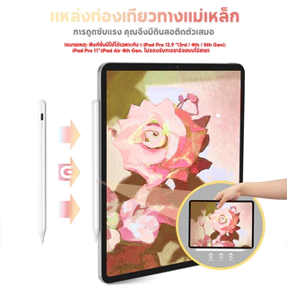 Jamjake Stylus Pen ปากกาสไตลัส วางมือ+เขียนเอียงได้ สำหรับ air6 air5/4/3 Gen10/9/8/7/6/Pro11/mini6/5