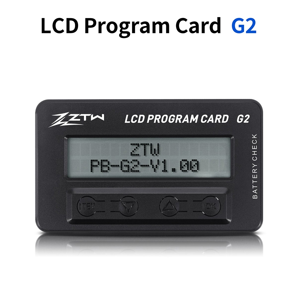 Ztw Skyhawk Program Card สําหรับ ZTW 32-Bit Skyhawk ESC แบบไม่มีแปรง