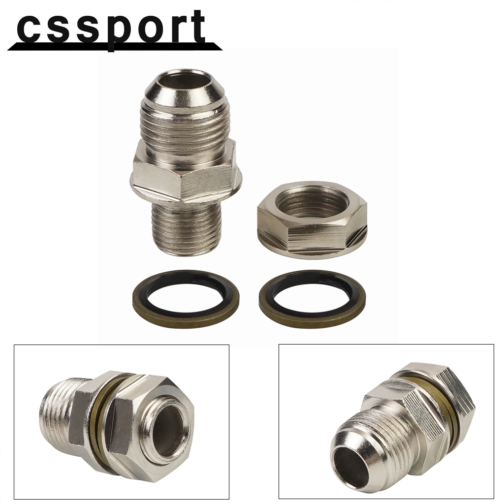 31504301010 An10 10AN DIY Turbo กระทะน้ํามัน/น้ํามัน sump กลับท่อระบายน้ําอะแดปเตอร์ Bung Fitting ไม่มีเชื่อม Turbo กระทะน้ํามัน