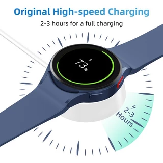 2 in 1 Fast Charging Dock สําหรับ Samsung Galaxy Watch 7/6/5/4/3/Galaxy Active 2/1 แยกแท่นชาร์จ + สายชาร์จ Typec อินเทอร์เฟซ Type-c พกพาสะดวก