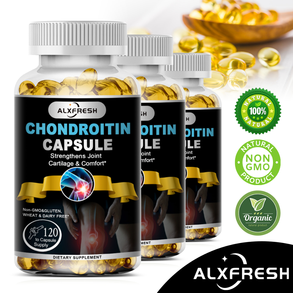 กลูโคซามีน คอนโดรอิตินเพื่อสุขภาพข้ออักเสบกระดูกร่วมพร้อมคอลลาเจนและแคปซูลอาหารเสริม MSM