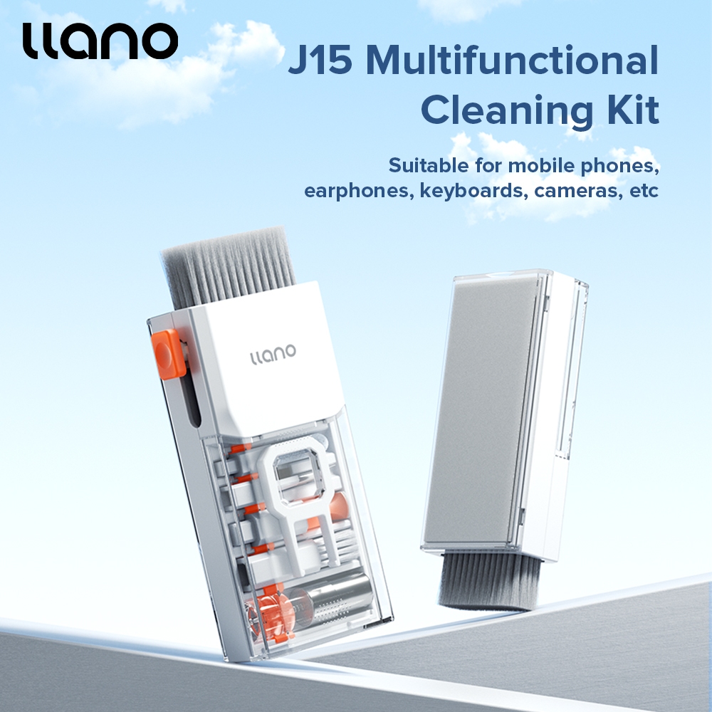 Llano 9 In 1 ชุดทําความสะอาดคีย์บอร์ดเครื่องมือทําความสะอาดมัลติฟังก์ชั่นชุดทําความสะอาดแล็ปท็อปแปรงคีย์บอร์ดทําความสะอาดอิเล็กทรอนิกส์สําหรับโทรศัพท์มือถือ/Earbuds/เลนส์กล้อง/คอมพิว ราคา ถูกที่สุด ดีลบีเคเค