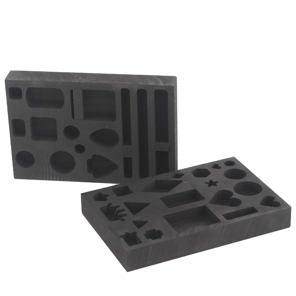 Graphite Casting Ingot Mold 14 หลุม/20 หลุมโลหะ Rinning Scrap Bar โลหะ Melting Casting Mould สําหรับ Melting Casting Rinning