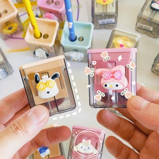 Sanrio การ์ตูน Double-Hole กบเหลาดินสอ Thin-Rod และดินสอหนาส…