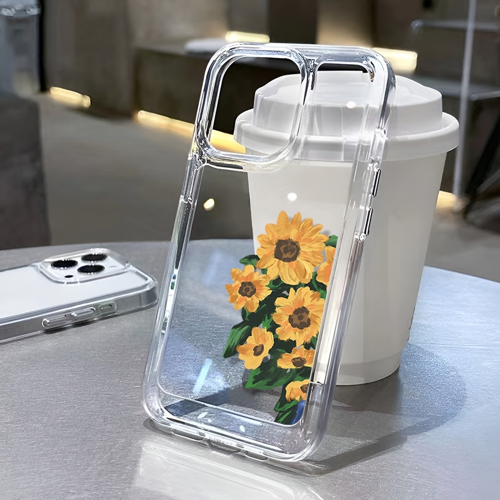 วาดดอกทานตะวันสําหรับoppo Reno 12 F Reno 11 F Reno10 10PRO Reno7 5G 7PRO 7Z 8 8Z 8PRO Reno9 9PRO Ren