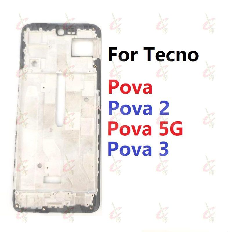 กรอบหน้าจอ LCD(กรอบจอ) สําหรับ Tecno Pova 2 5G 3 LD7 LE7 LE8 LF7n