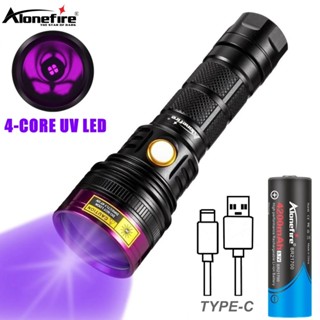 Alonefire SV18 25W ไฟฉาย UV LED 365nm ไฟฉายอัลตราไวโอเลตที่ม…