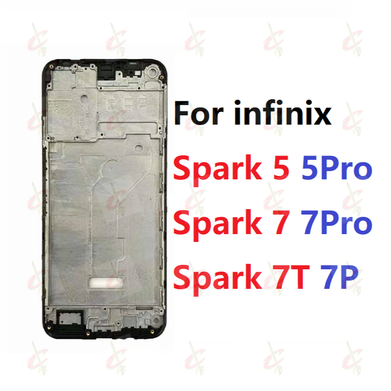 กรอบหน้าจอ LCD(กรอบจอ) สําหรับ Tecno Spark 7 5 Pro 7T KD7 KF6 KF6p