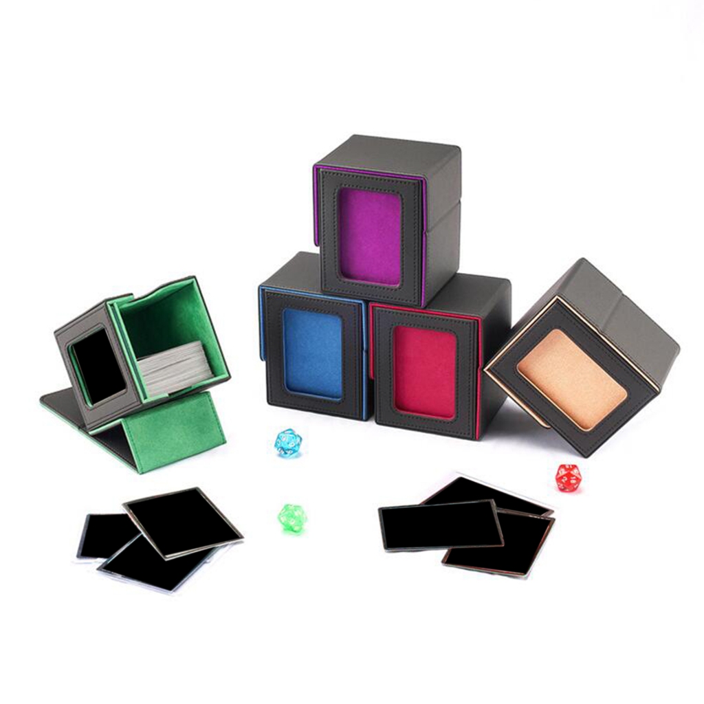 [Mibum ] Trading Card Deck Deck Case Storage Album Container Practical Protection Card Gathering Dec