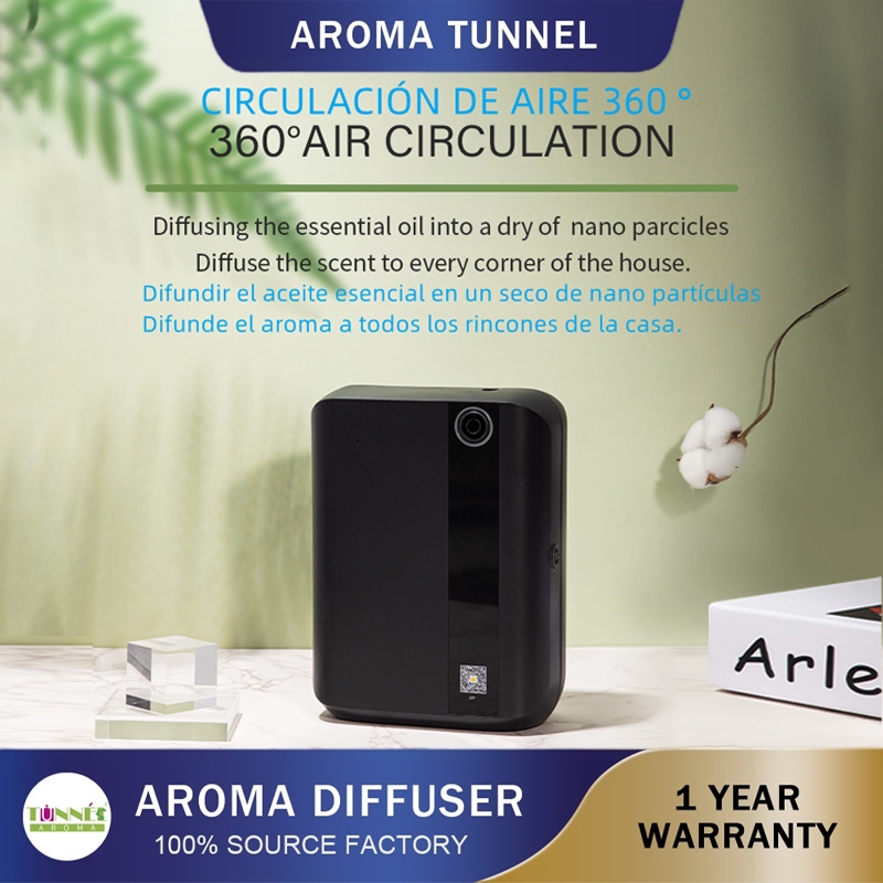 AROMA TUNNEL 500ML 5500Sqft สมาร์ทน้ํามันหอมระเหย Diffuser Air Humidifier Home Hotel บลูทูธเครื่องอโรมา