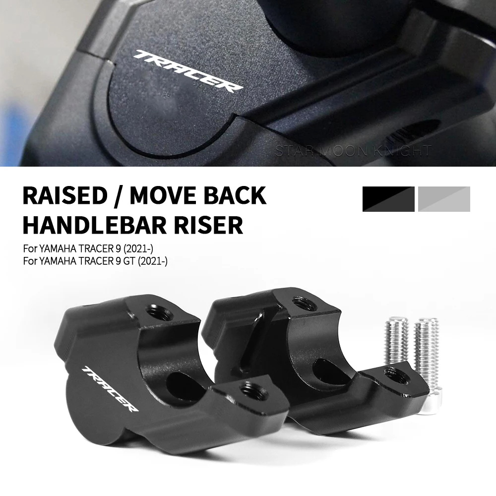 รถจักรยานยนต์handlebar Riserลากจับบาร์Clampขยายอะแดปเตอร์สําหรับYamaha TRACER9 TRACER 9 GT 2021 2022 2023-