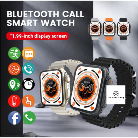 สมาร์ทวอท์ช KD99 ultra Bluetooth Call Sleep Health HryFine Information Reminder Multi-Function Heart