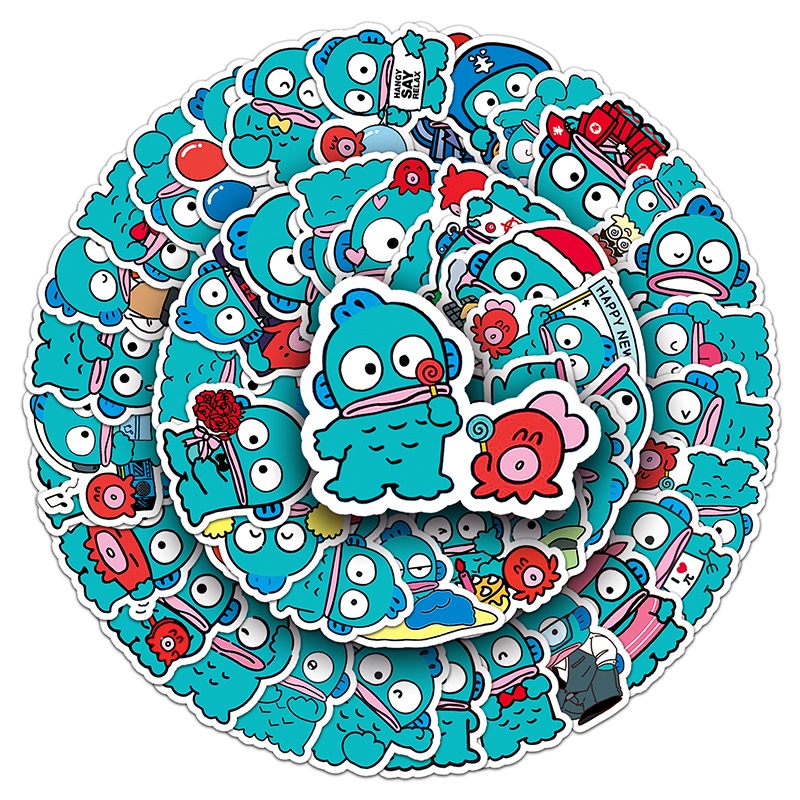 50 ชิ้น Kawaii My Melody Kuromi Hello Kitty สติกเกอร์สําหรับเด็กสาวน่ารักการ์ตูน Sanrio สติกเกอร์ - รูปที่ 7