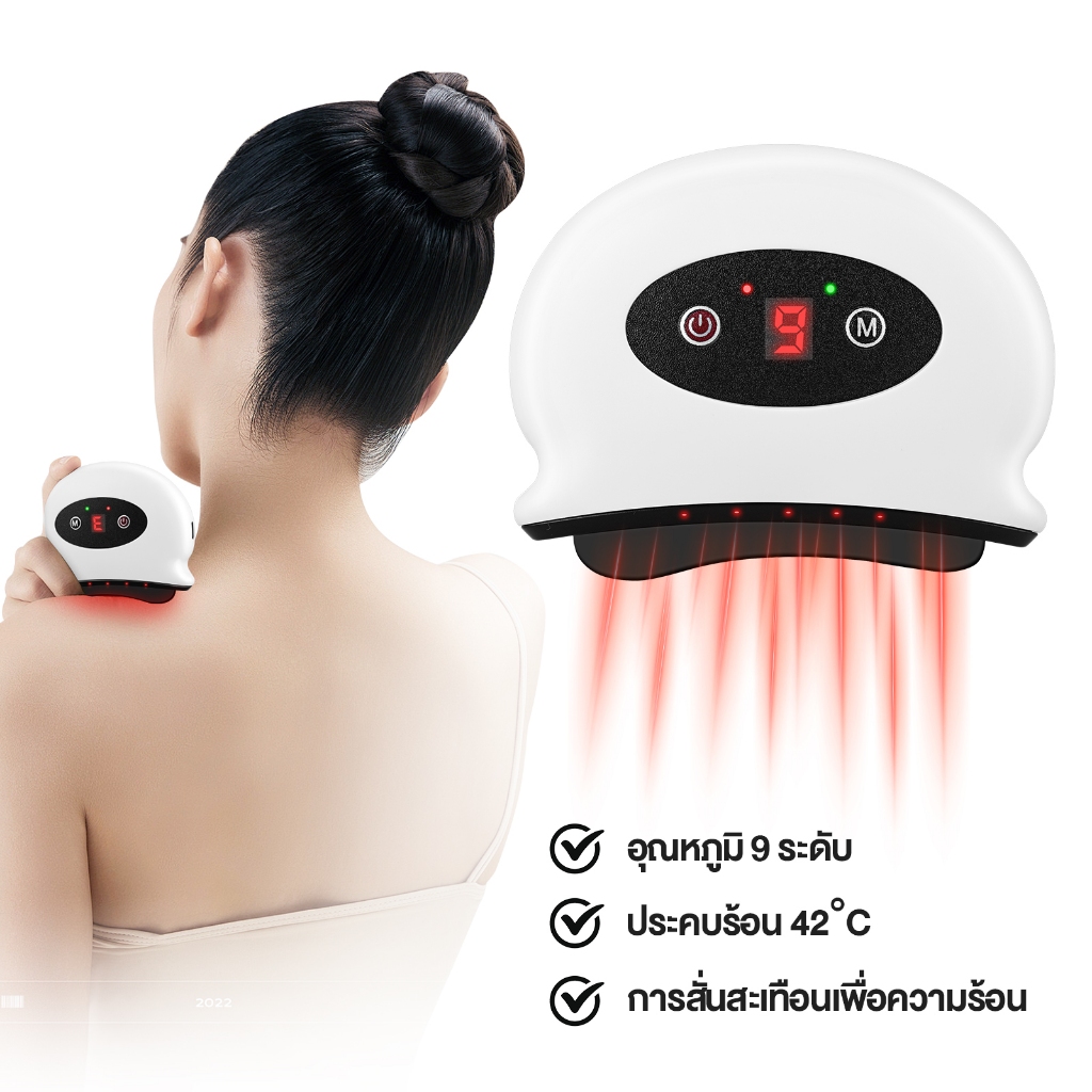 Ckeyin เครื่องมือนวดหน้า ฟื้นฟูโฟตอน แบบสั่นสะเทือน กระชับสัดส่วนใบหน้ากัวซาไฟฟ้าเครื่องนวดหน้าเครื่องนวดหน้ายกกระชับเครื่องกัวซาไฟฟ้าเครื่องนวดการฟื้นฟูผิวด้วยโฟตอนเครื่องนวดหน้าเครื่องยกกการยกกระชับผิว