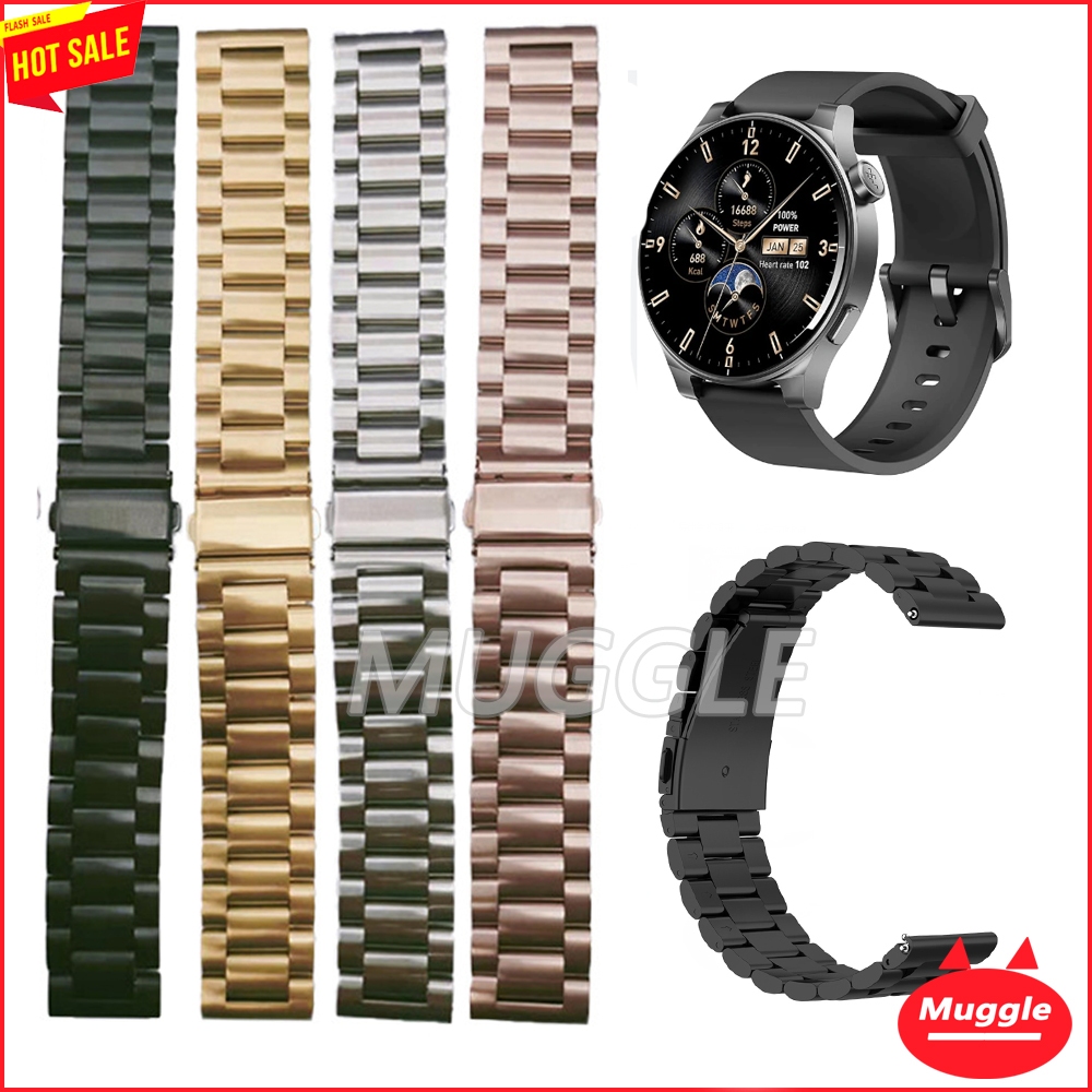 🔥สาย TOZO S5 Watch สายนาฬิกาโลหะ สายสแตนเลส TOZO S5 สายนาฬิกาโลหะ สายสแตนเลส สาย Tozo S5