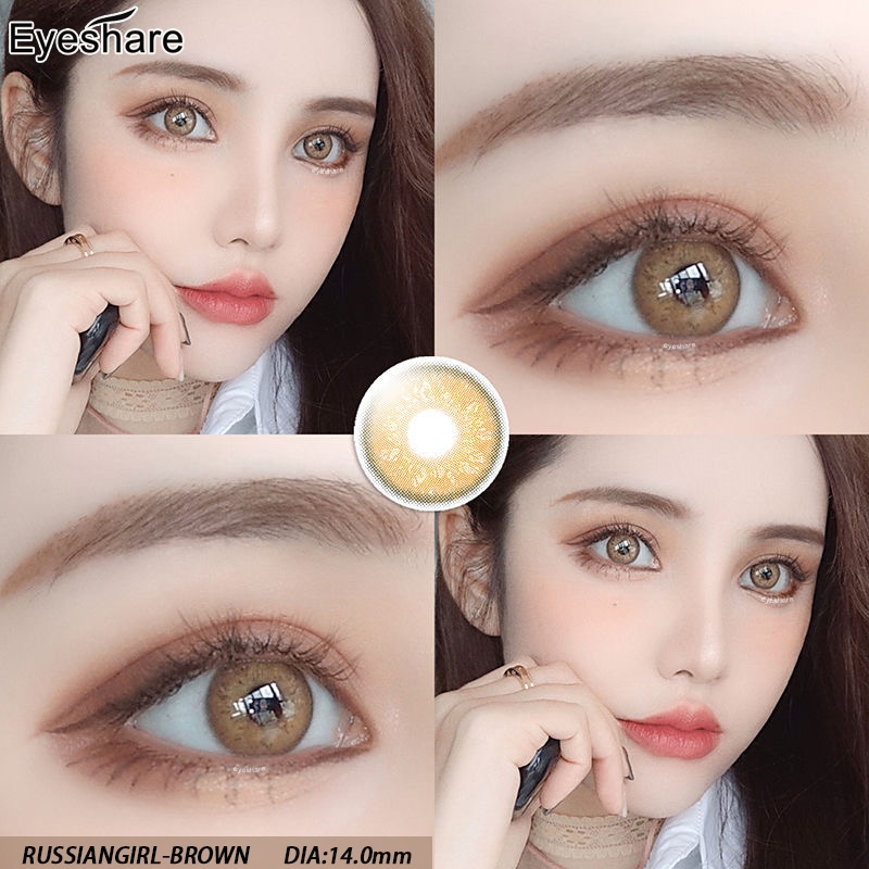 RUSSIANGIRL คอนแทคเลนส์ mini คอนแทคเลนส์สายตา ดวงตาเชื้อชาติผสม ส่งไวจากไทย