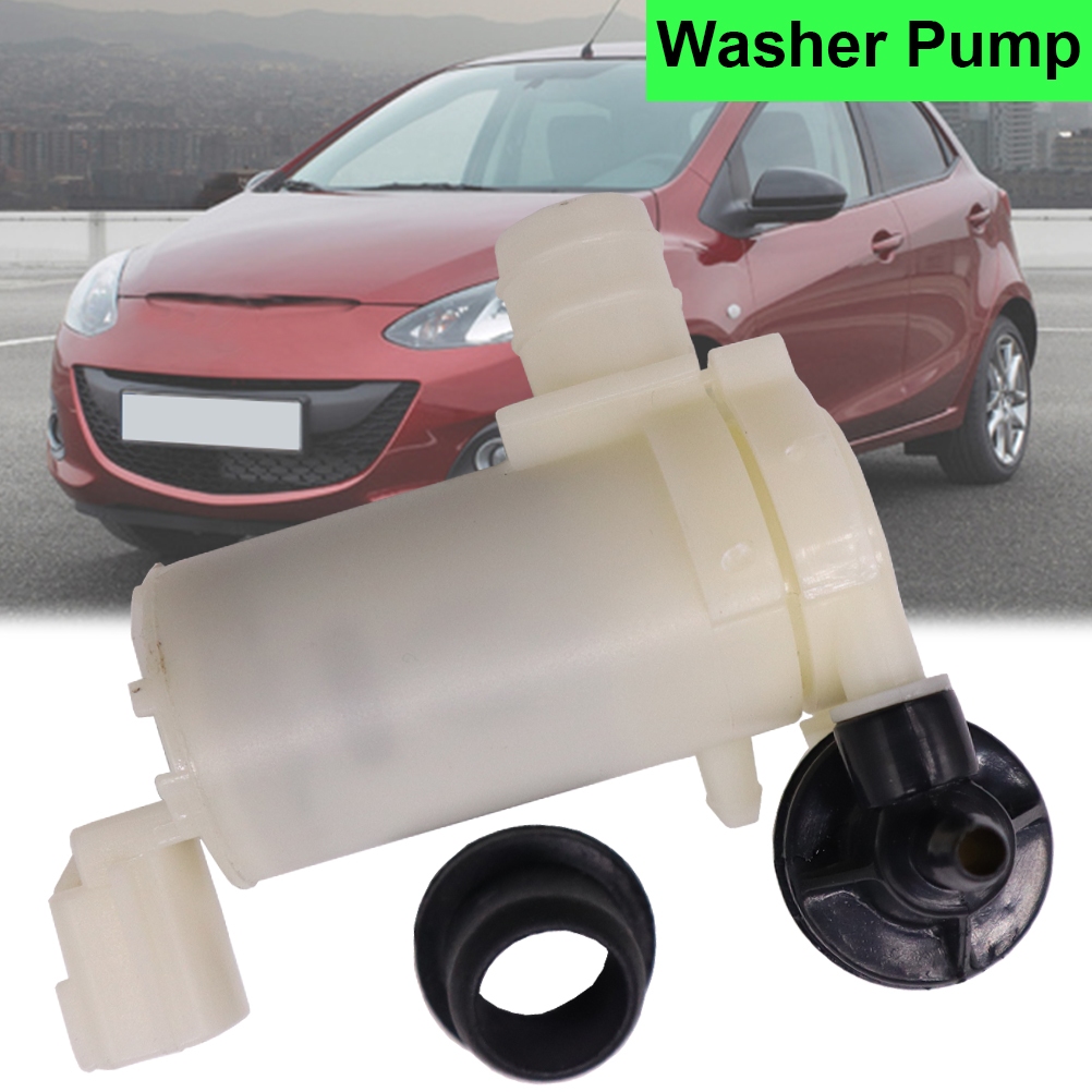 รถด้านหน้าด้านหลัง Wiper เครื่องซักผ้าปั๊มมอเตอร์ Triple Outlet สําหรับ Mazda 2 2007-2014 OE # D65167482ก