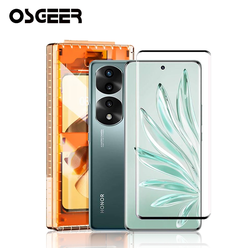 Osgeer คลุมทั้งหมดไม่ฟิล์มแก้วสําหรับ Honor 200 ป้องกันหน้าจอไม่กระจกนิรภัย 3D ป้องกันฟิล์มสําหรับ Honor 200 Pro Magic 6 Pro Magic 5 Pro 90 70 X9a X9b X50