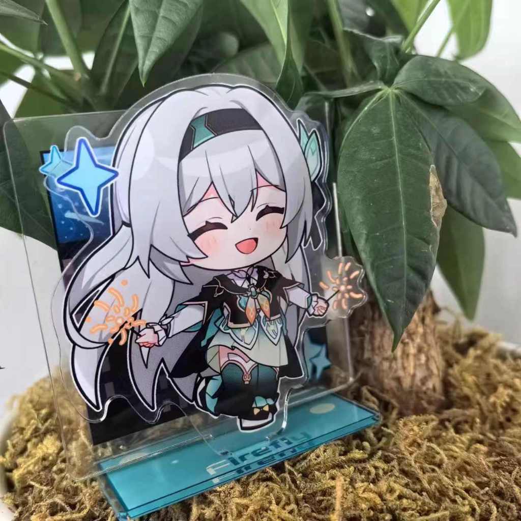 Honkai Star Rail Firefly อะคริลิคคู่ใส่ standee ของขวัญเครื่องประดับเดสก์ท็อปน่ารักและสวยงาม KGZG