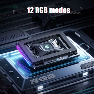 Llano V10 แล็ปท็อปคูลเลอร์ RGB แล็ปท็อป Cooling Pad Stand ที่มีประสิทธิภาพ 4.72 นิ้วภายนอก Turbo Cooling พัดลม Fast Cooling คอมพิวเตอร์ 13-17 นิ้ว 3 ขาตั้งปรับได้ 4-Port USB C&A