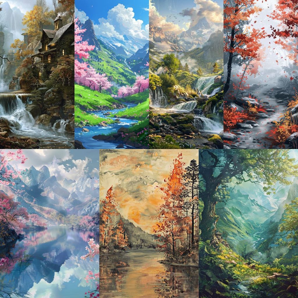 【ORFON】 40×50cm ระบายสีตามตัวเลข/ทัศนียภาพที่งดงาม/ภาพระบายสี/ระบายสีตามตัวเลข Diy/ของขวัญ/ศิลปะตกแต่งห้องนั่งเล่น