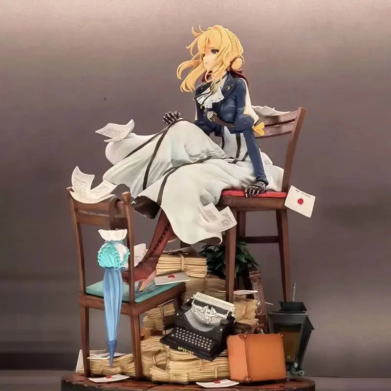 Prism Violet Evergarden Figua รูป Violet Evergarden GK อะนิเมะสาวรูปปั้นรุ่น