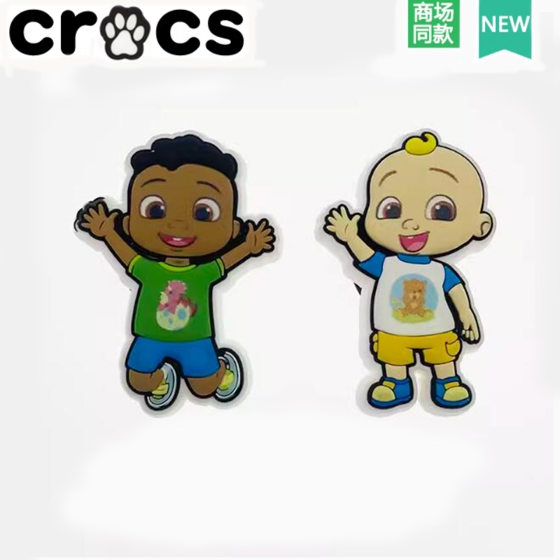 Crocs Carlo Chi รองเท้าดอกไม้อุปกรณ์เสริมรองเท้ารูอุปกรณ์เสริม DIY อุปกรณ์เสริมน่ารักการ์ตูนรองเท้าหัวเข็มขัด Sibi Star Little Boy