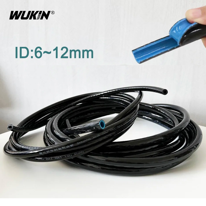 1 เมตร TPU เรซิ่นน้ํามัน Pipeline ท่อดีเซล 6/8/10/12 มม.ความดันอุณหภูมิสูงป้องกันการระเบิดท่อน้ํามันเชื้อเพลิง