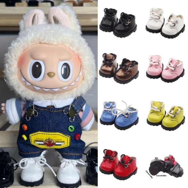 Labubu รองเท้าผ้าใบลําลอง ขนาดมินิ 3.8 ซม. 17 ซม. สําหรับตุ๊กตาลาบูบูน่ารัก