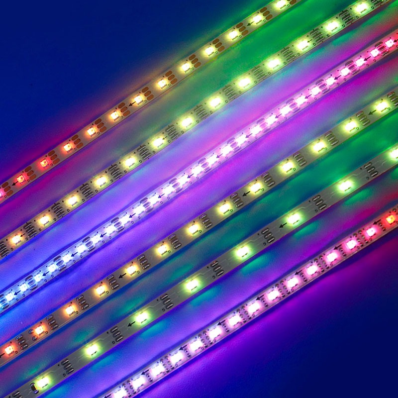 5 มม.1M Ultra-Narrow WS2812B 2020SMD ไฟ LED Strip แอดเดรส RGBIC WS2812 60/100/120/160/200Leds/m เทป DC5V