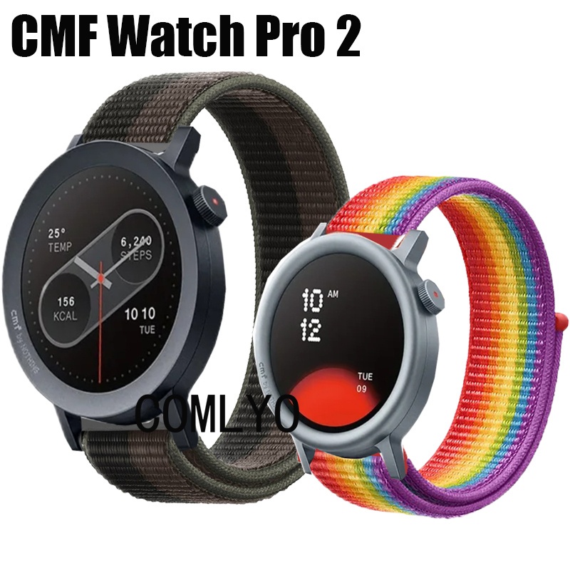 สําหรับ CMF Watch Pro 2 สมาร์ทนาฬิกาผู้หญิง MEN Band ไนลอน Loop เปลี่ยนเข็มขัด
