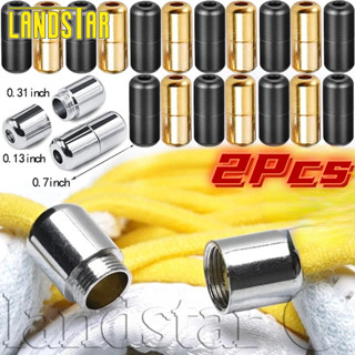 2ชิ้น หัวเข็มขัดรูปแคปซูล - ล็อคโลหะสำหรับรองเท้าผ้าใบ - อุป…