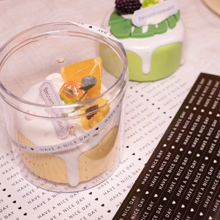 100 ชิ้น/แพ็ค 21*0.6 ซม. "มีวันที่ดี" สติกเกอร์ของขวัญเบเกอรี่บรรจุภัณฑ์สติกเกอร์ตกแต่งเรียวป้ายปิดผนึก