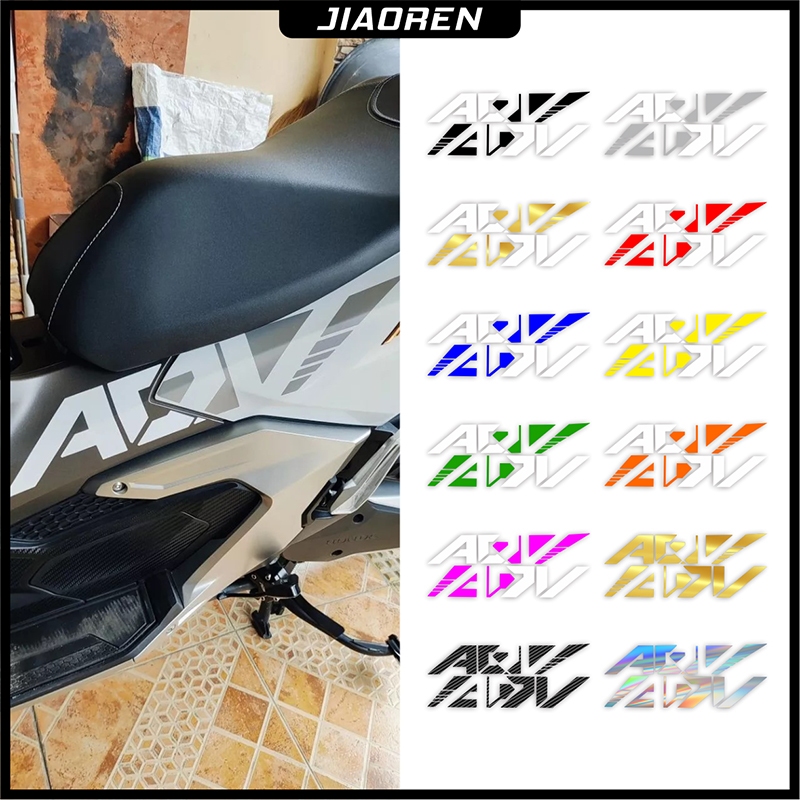 สติกเกอร์ตัด adv160 สติ๊กเกอร์ด้านข้าง สำหรับตกแต่งรถจักรยานยนต์ สติ๊กเกอร์ไวนิลสะท้อนแสงกันน้ำ