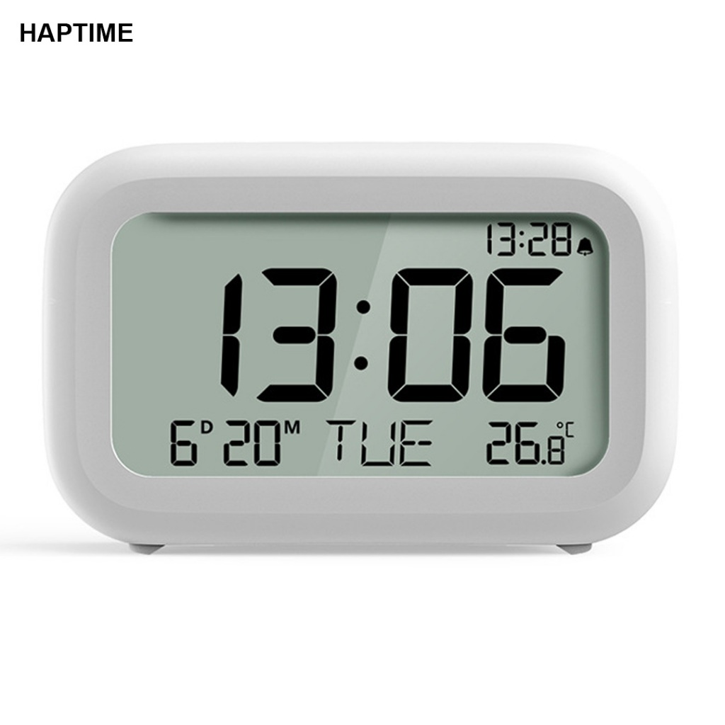 นาฬิกาปลุกอิเล็กทรอนิกส์ HAPTIME พร้อมแบ็คไลท์ LCD HD หน้าจอขนาดใหญ่เวลา/วันที่/จอแสดงผลอุณหภูมิ, นาฬิกา Snooze เฉพาะนักเรียน