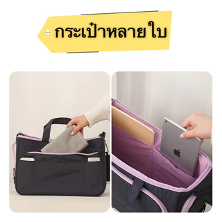 Influencer กระเป๋าเป้สะพายหลัง กระเป๋าสะพายสัตว์เลี้ยง กระเป๋าเมสเซนเจอร์ ขนาดใหญ่ แบบพกพา ระบายอากาศ สไตล์เกาหลี สําหรับสัตว์เลี้ยง สุนัข แมว