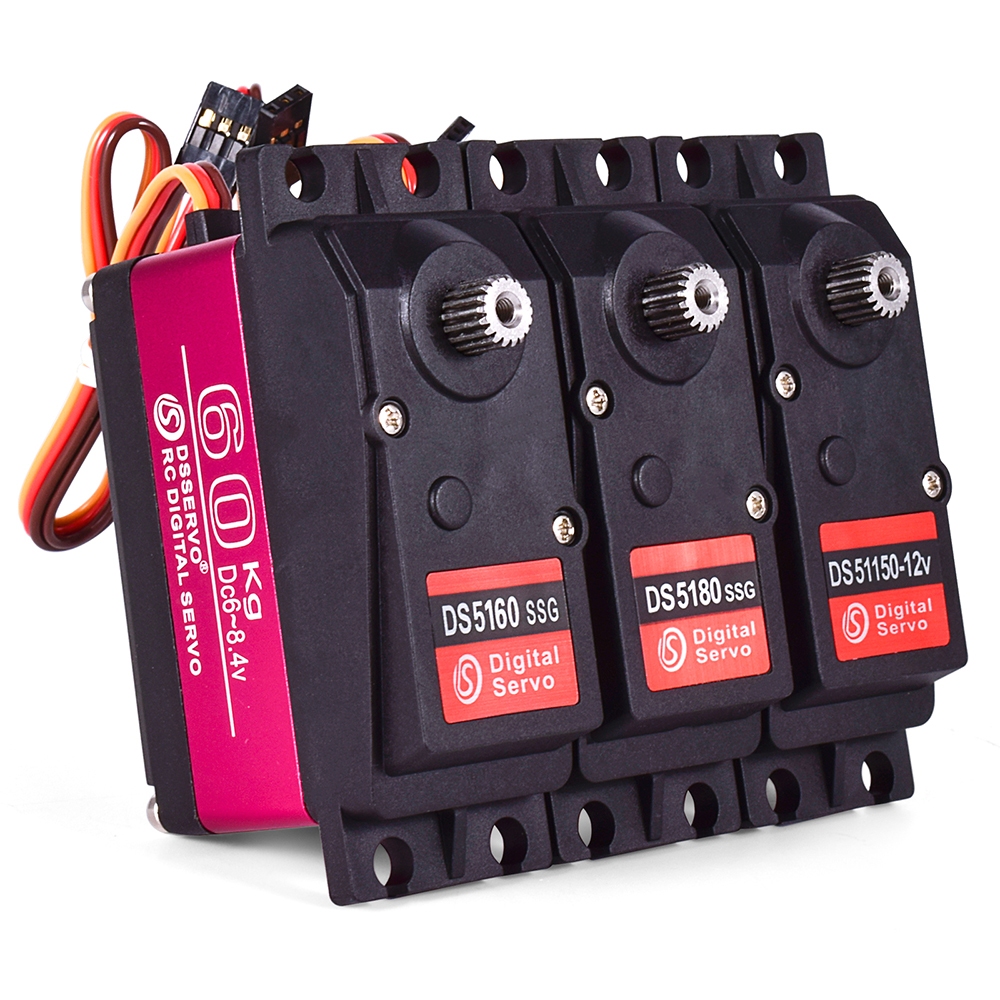 Dsservo RC พวงมาลัย servo แรงบิดสูง 60Kg 80Kg 150Kg 1/5 1/6 servo HV สําหรับ HPI Baja RC รถ - รูปที่ 5