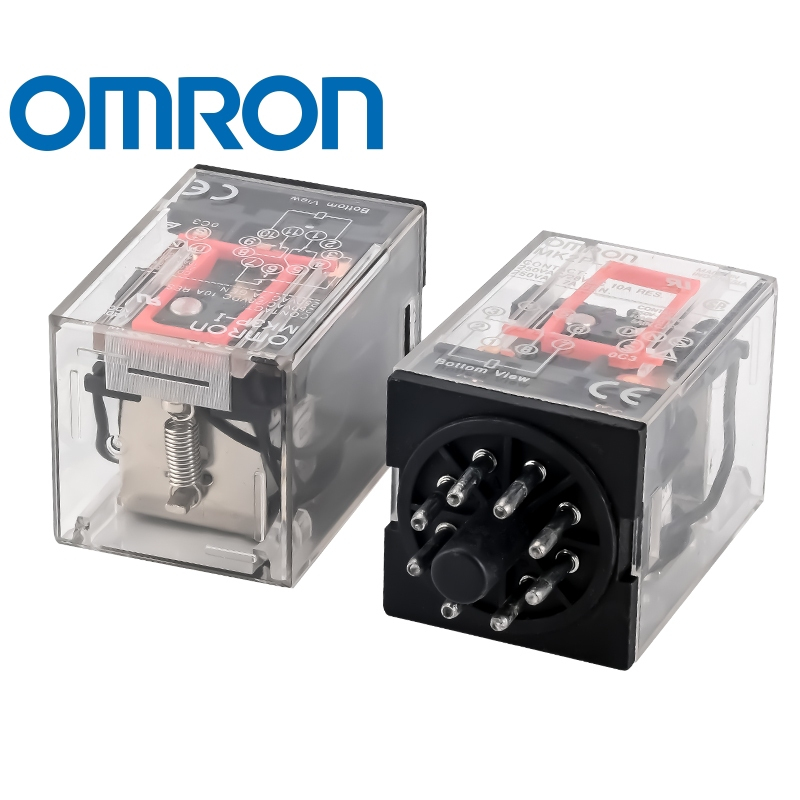Omron รีเลย์กลาง รีเลย์แม่เหล็กไฟฟ้า MK2P-I/MK3P-I (พร้อมฐาน)