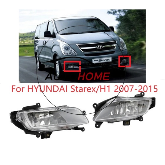 (พร้อม Blub) ไฟตัดหมอกไฟตัดหมอกสําหรับ HYUNDAI H-1 Grand Starex I800 IMAX H1 2008 2009 2010 2011 2012 2013 2014 2015 กันชนหน้าไฟตัดหมอกไฟตัดหมอก
