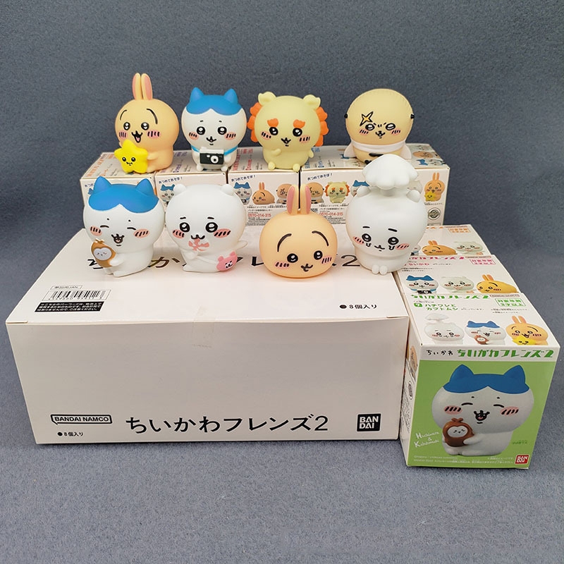 8 ชิ้น/เซ็ต 6-8 ซม.การ์ตูนอะนิเมะ Chikawa Action Figure Kawaii Hachiware Usagi รุ่น Q PVC Action Figures ชุดเค้กตกแต่งตุ๊กตาของเล่น