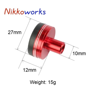 ฝาปิดอะลูมิเนียม NIKKOWORKS สำหรับส่วนประกอบอุปกรณ์สร้างคันเบ็ดแบบ DIY ที่กำหนดเอง
