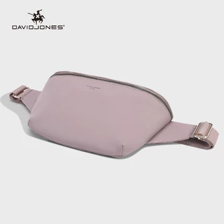 David Jones Paris 2025 Spring Summer คอลเลกชันใหม่ผ้าใบเลียนแบบ pu กระเป๋าสะพายสตรี Fanny pack กระเป๋าคาดเอวแพ็คเอวหนัง pu หญิงนุ่มและกระเป๋า