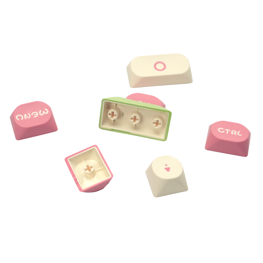Xvx Girl 's mood SERIES 130-KEY MOA PROFILE DOUBLE-SHOT PBT KEYCAP SET ( 3 สี )