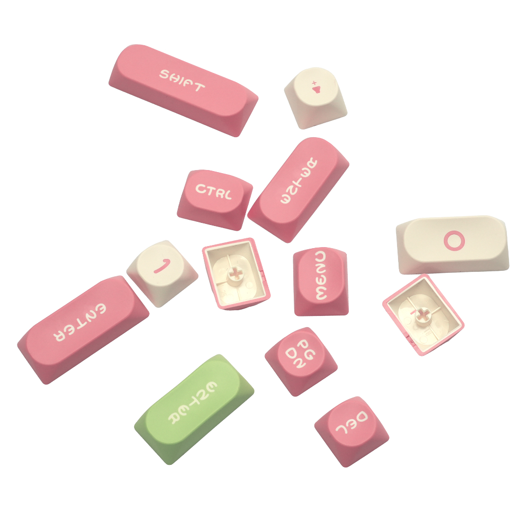 Xvx Girl 's mood SERIES 130-KEY MOA PROFILE DOUBLE-SHOT PBT KEYCAP SET ( 3 สี )