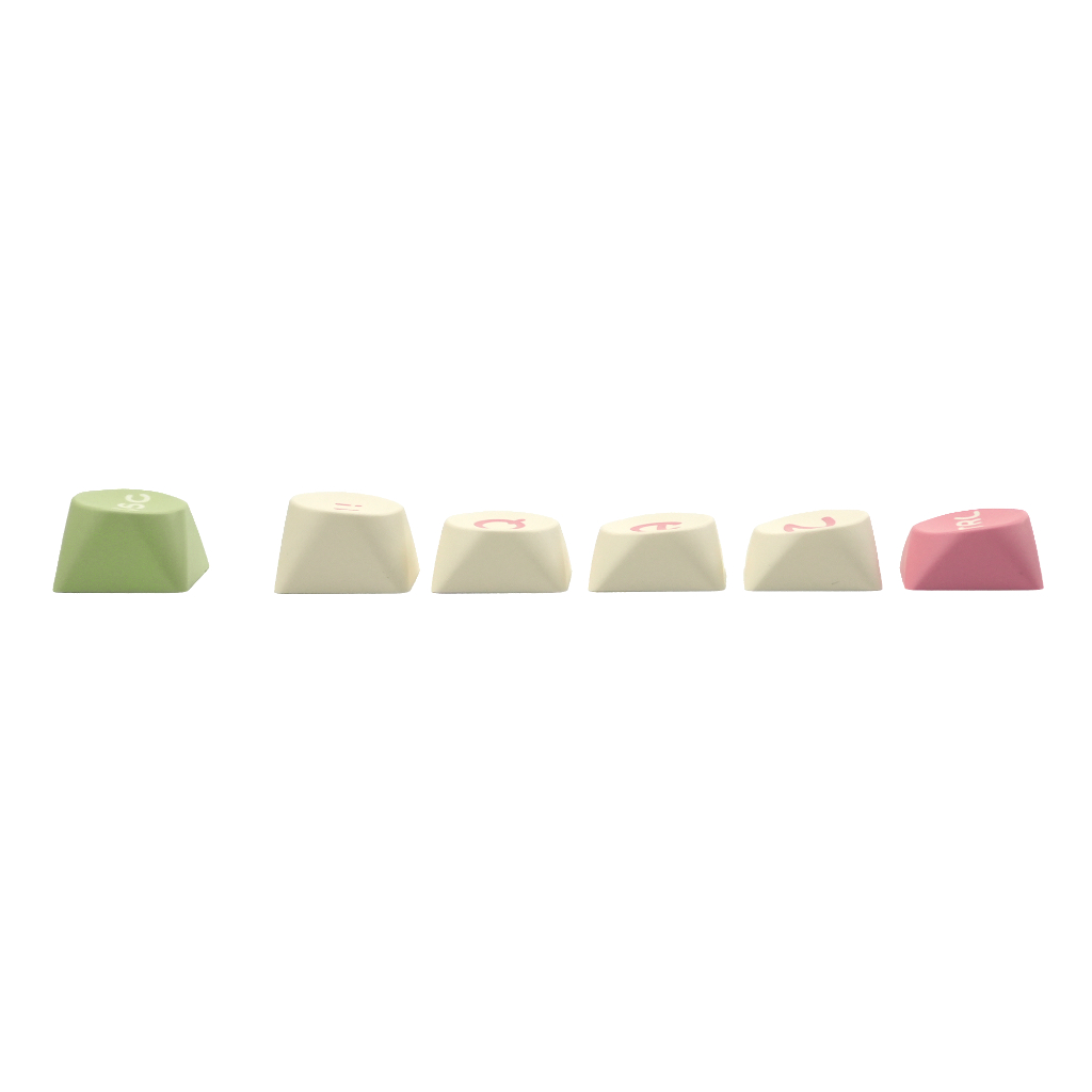 Xvx Girl 's mood SERIES 130-KEY MOA PROFILE DOUBLE-SHOT PBT KEYCAP SET ( 3 สี )